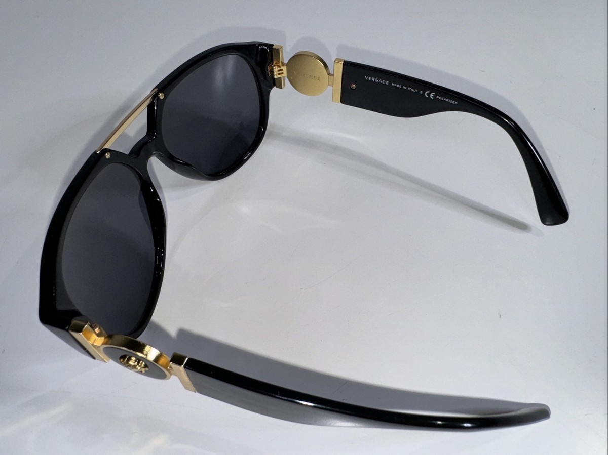 VERSACE AUTHENTIC 4371 POLARIZED GB1/81 58-16-140 Sunglasses | eBay