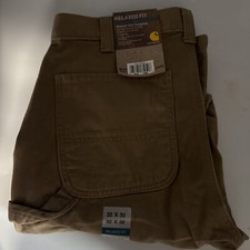 Carhartt Men's Relaxed Fit Twill Utility Work Pant 32W x 32L, Dark Khaki