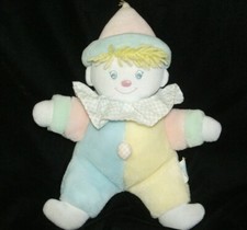 Eden Musical Clown Blue Yellow Plush You Are My Sunshine Wind Up Music Vintage