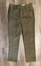 A New Day Womens High Rise Slim Straight Chino Pants, Olive Size 4R