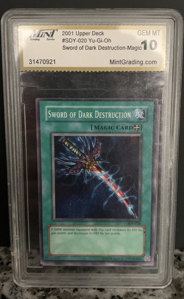 2001 Upper Deck Yu-Gi-Oh Sword of Dark Destruction-Magic Card Graded 10 GEM MT | eBay 2001 Upper Deck Yu-Gi-Oh Sword of Dark Destruction-Magic Card Graded 10 GEM MT | eBay