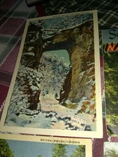 10 Vintage Postcards Folder BONUS Natural Bridge LURAY 1908 50s VA Hotel Snow 