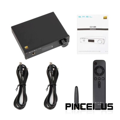 SMSL D12 768KHz 32Bit Bluetooth DAC USB DAC Audio Decoder AK4493S DSD512 pe66