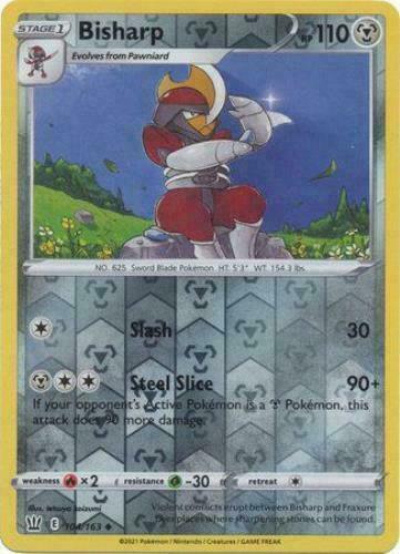 Pokemon - Bisharp - 104/163 -  Reverse Holo - Battle Styles - NM/M - New
