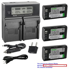 Kastar Battery LCD Fast Charger for Canon LP-EL Battery and Canon Speedlite EL-1