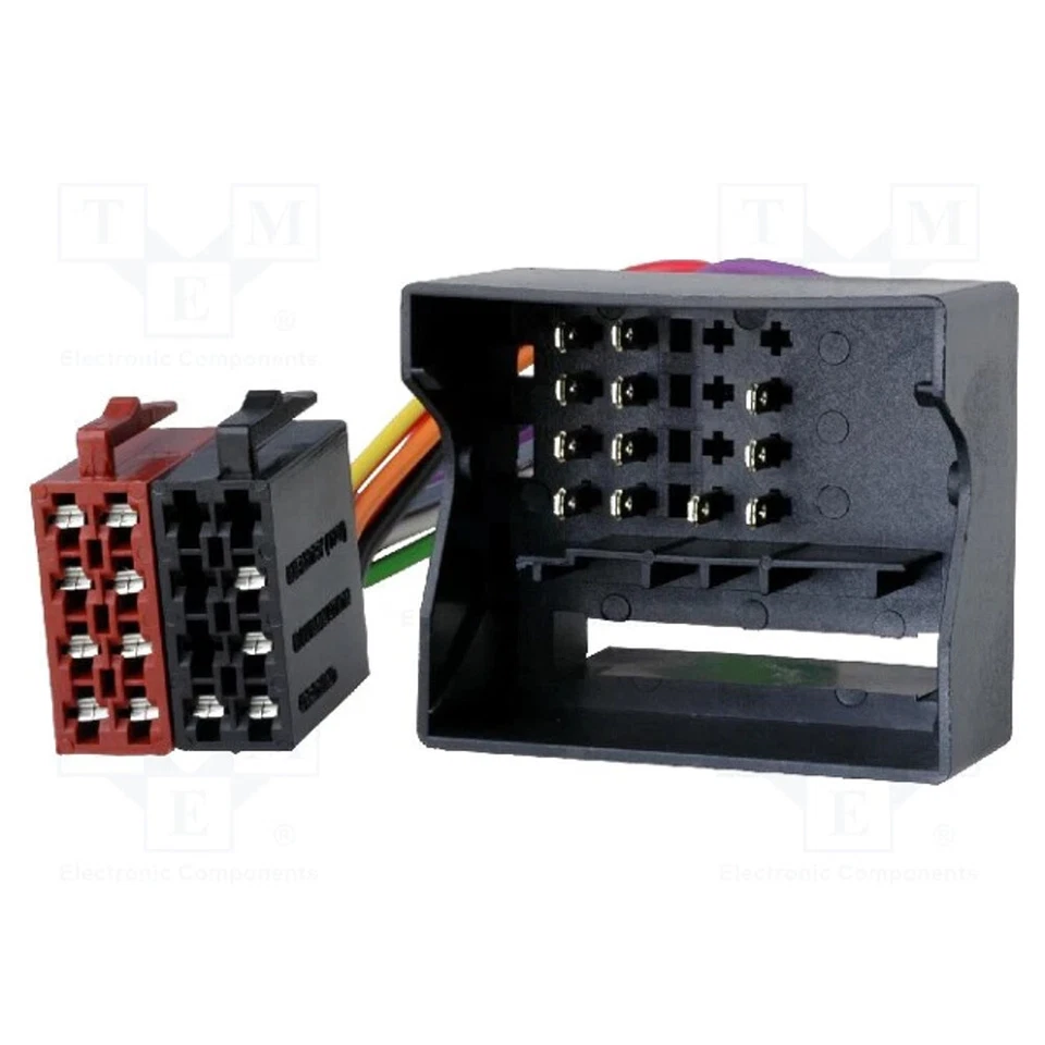 ISO Radio Adaptor For Ford Fiesta Galaxy S-Max Transit Quadlock Wiring Harness - Image 4 of 4