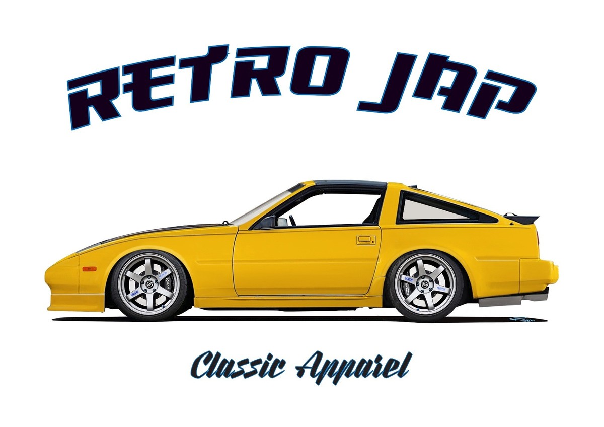 NISSAN 300ZX Z31 SWB t-shirt. RETRO JAP. CLASSIC CAR. MODIFIED