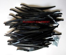 1970586C1 Set 50 FLEX REEL TINE Tear Drop Style Bats for CASE IH COMBINE 1010 +