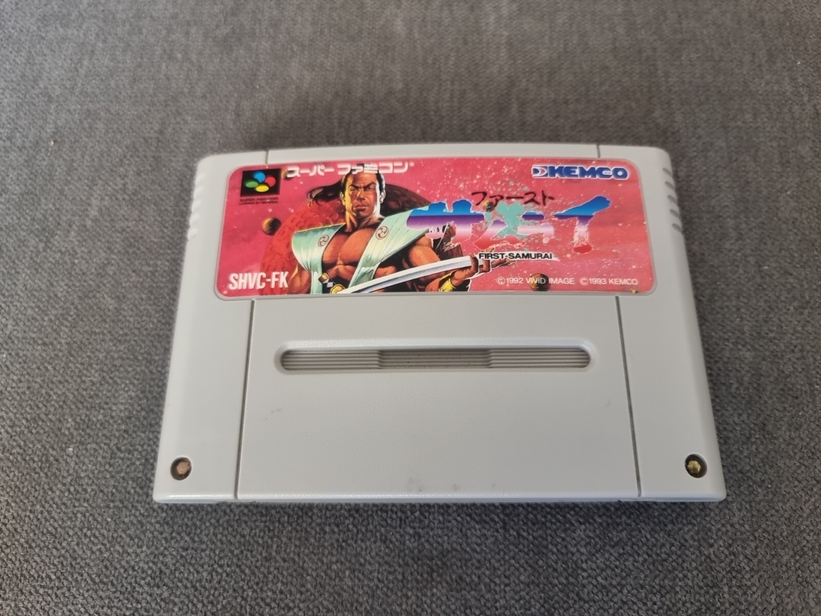 THE FIRST SAMURAI Super Famicom Cartridge sfc NINTENDO OFFICIEL 