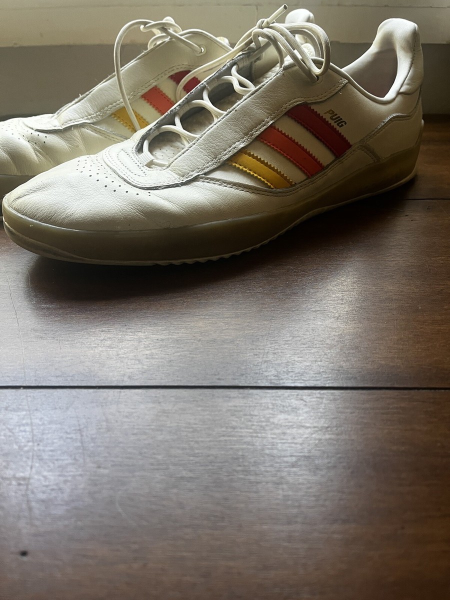 Adidas PUIG mens shoes size 8.5 US cream yellow orange red skate Adidas Puig White/Blue/Red SALE – 561 Skate main image 3