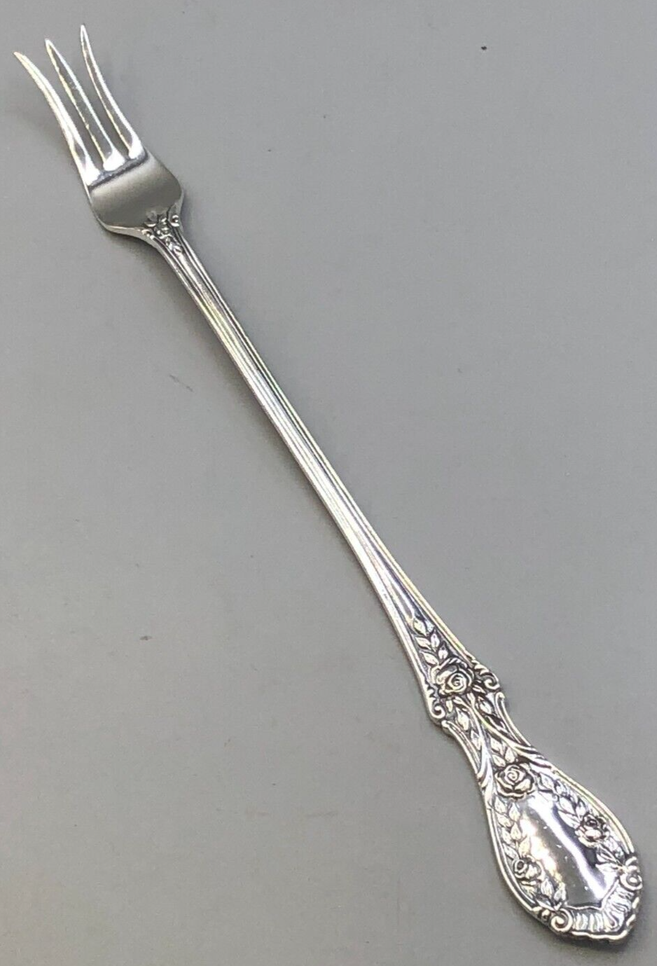 American BeautyManchester Sterling Silver long handle Olive /Pickle Fork 7 1/8" eBay