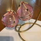 Set Of 2 Wire And Chenille Vintage Christmas Ornaments — photo 3
