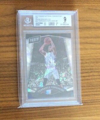 2017 National NSCC VIP Prizm~TERRANCE FERGUSON RC~Cracked Ice Rookie 22/25~BGS 9
