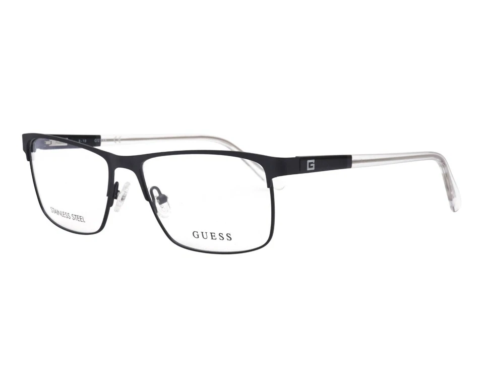 Marco óptico de metal GUESS GU1972 negro mate 002 53-15-145 GU 1972 AB Foto 2 de 3