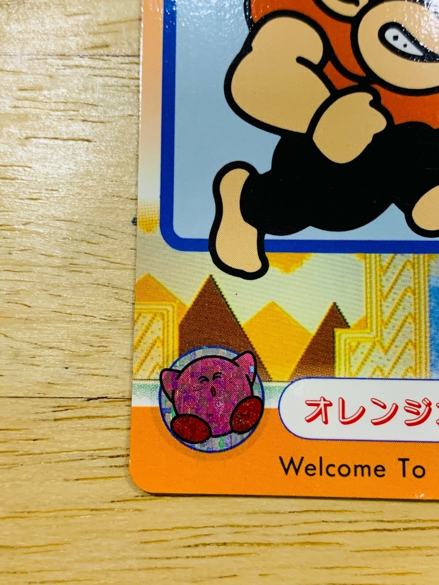 Kirby Bonkers Card 1993 Nintendo CAB-21 F/S | eBay