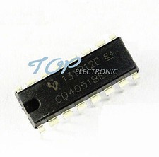 2PCS CD4051BE CD4051 DIP16 DIP-16 CD4051 Multiplexer/Dem​ultiplexer