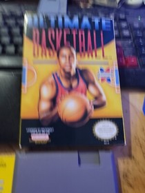 Ultimate Basketball NES Nintendo Complete CIB Very Good Condition With Poster