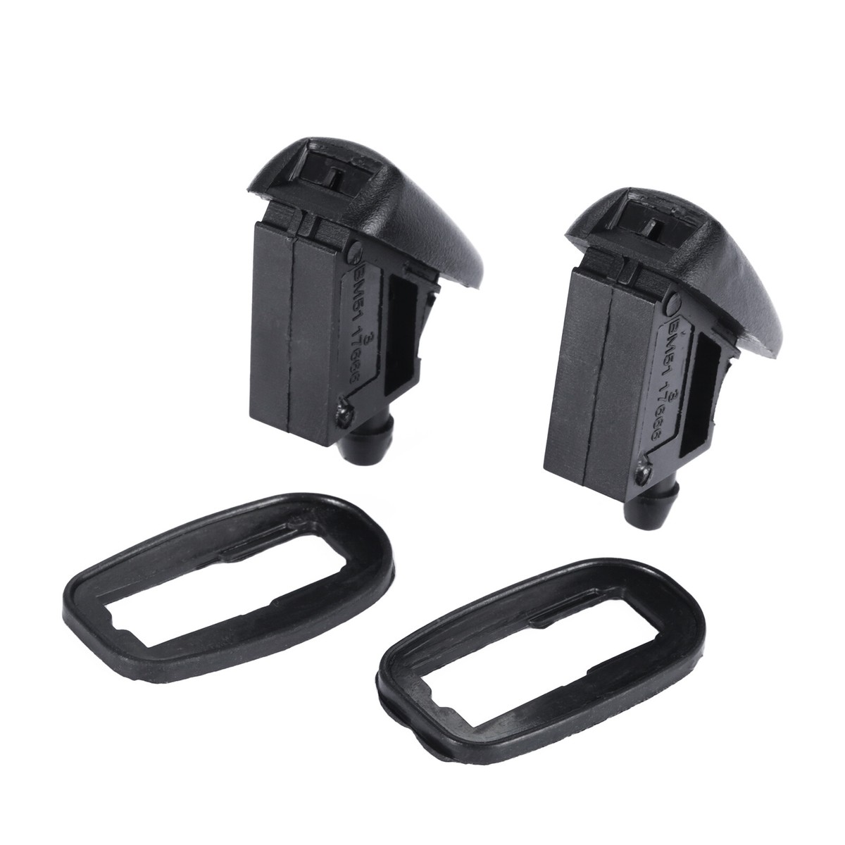 2pcs 1708176 Front Windshield Wiper Washer Jet Nozzle For Ford