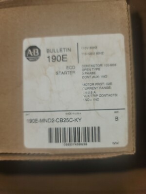 ALLEN BRADLEY 190E-MND2-CB25C / 190EMND2CB25C (NEW)