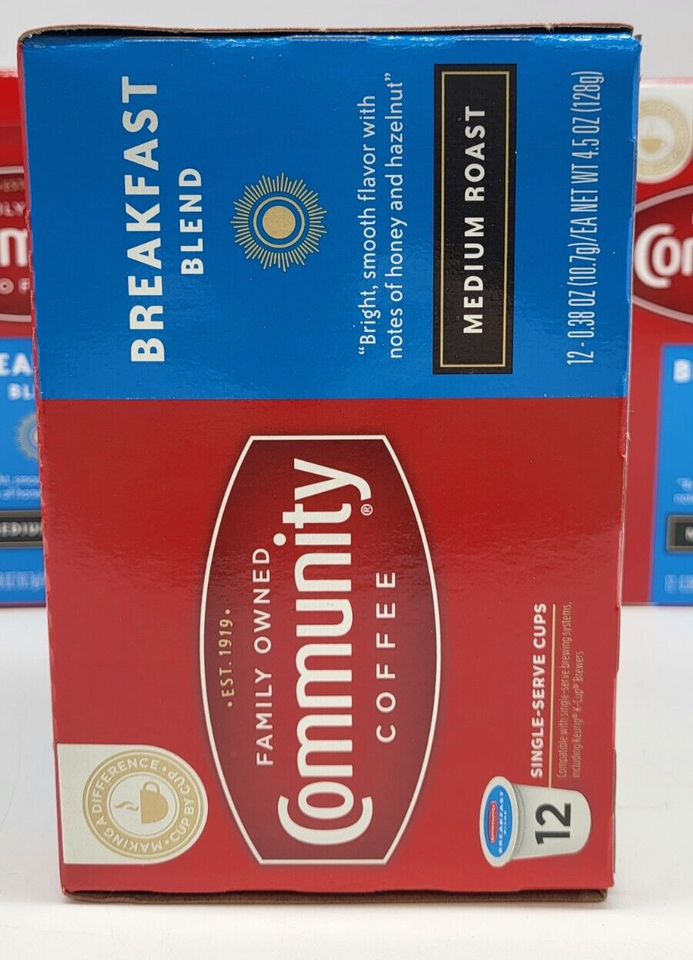Community Coffee Breakfast Blend Coffee Keurig K cup Pod 72 Cups eBay