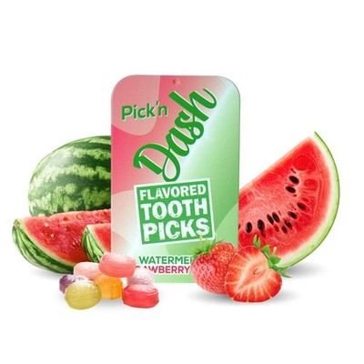 Dash Liquids-Watermelon Strawberry Candy |Zahnstocher mit Geschmack ca.100 Stück