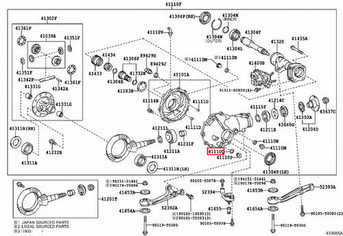 Genuine LandCruiser 200 Series VDJ UZJ URJ GRJ Front Diff Drain Plug Gasket - Picture 20 of 20
