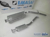 Imasaf Auspuffset MSD + ESD für Pick Up Navara 2.5 TD 4WD D22 1998-2005