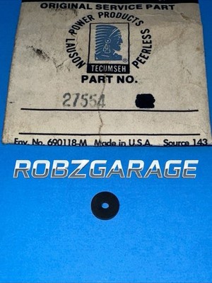 GENUINE TECUMSEH 27554 GASKET FOR CARBURETOR FLOAT BOWL DRAIN  B51