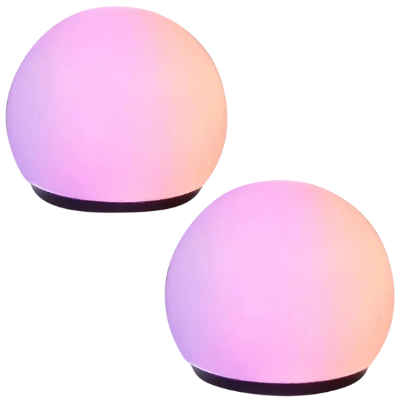 2-Pack: Monster Smart Wifi Portable Multicolor LED Light Orbs - Image 2 of 4