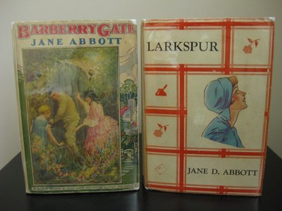 2 JANE ABBOTT Books $19 Each BARBERRY GATE & LARKSPUR HC/DJ GOOD GIRLS BOOKS