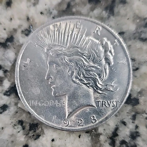 1923 Peace Dollar Philadelphia Silver $1 XF Coin KM#150