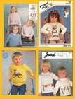 4 VINTAGE  KNITTING PATTERNS FOR CHILDREN  [LOT 120]
