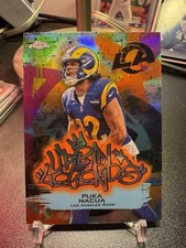 2025 Topps Chrome Puca Nacua Urban Legends Case Hit SSP Los Angeles Rams