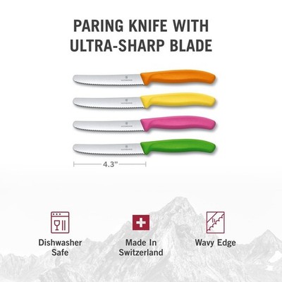Victorinox Swiss Classic Paring Knife Set - Superior Kitchen Knives for...