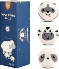 Wool Dryer Balls Handmade 3 Pack XL,Organic Laundry Dryer Balls,100% New Zeal...