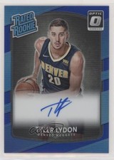 2017 Donruss Optic Rated Rookie Blue Prizm Signatures 39/49 Tyler Lydon Auto 2ct