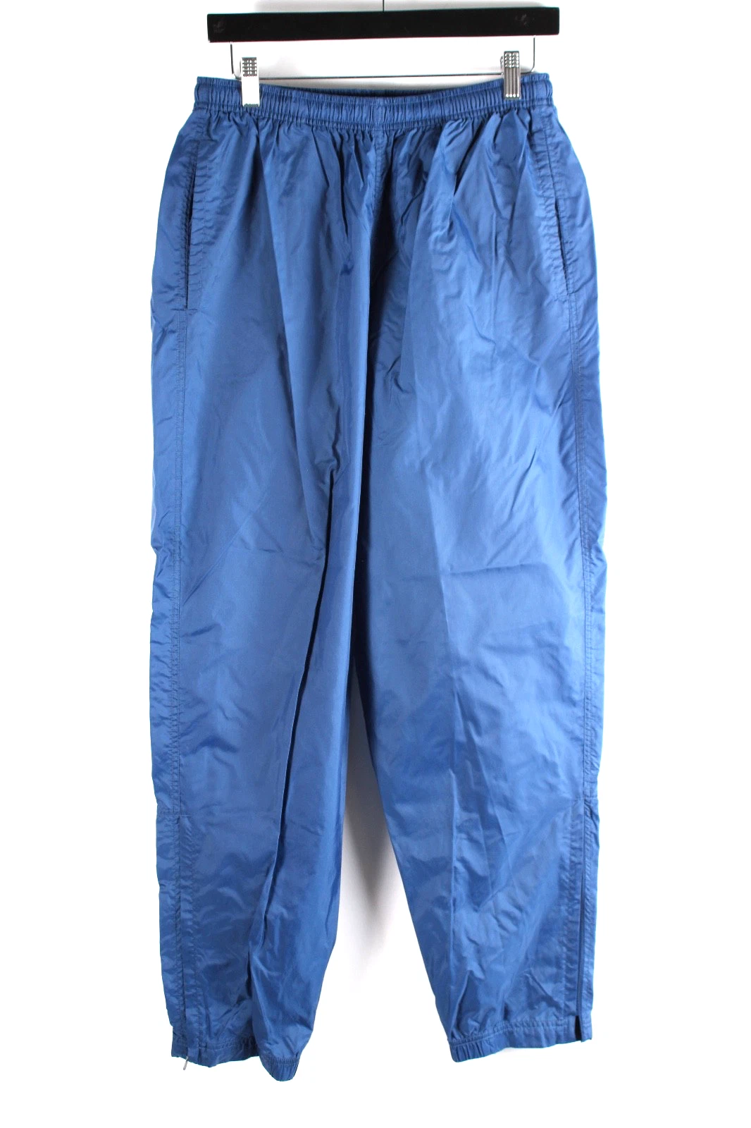 Vintage 1990s Nike Nylon Warm Up Pants Mens Size Large Blue