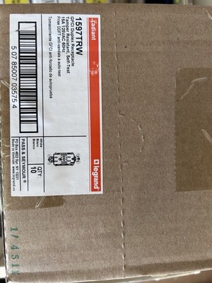 Legrand Radiant 1597TRW 15A Self-Test Tamper Resistant GFCI Receptacle White-10