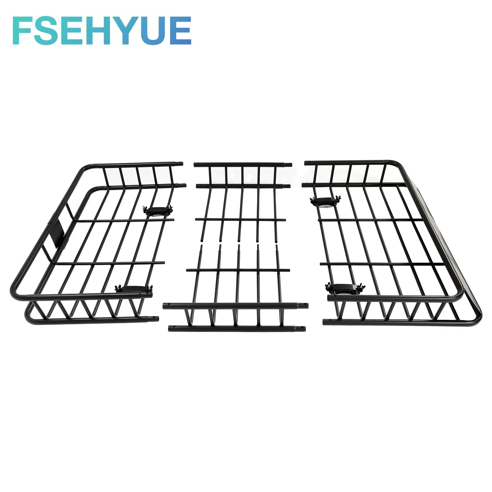 Universal Roof Rack Basket Car Luggage Carrier Steel Vehicle Cargo 64" For SUV