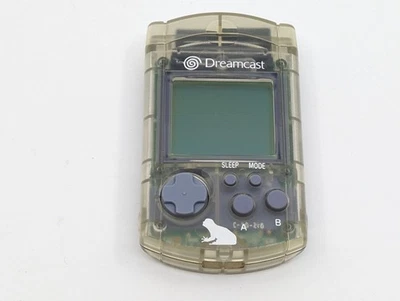 SEGA Dreamcast VMU Visual Memory Seaman Clear HKT-7000 OEM Testé au Japon - Photo 1/4