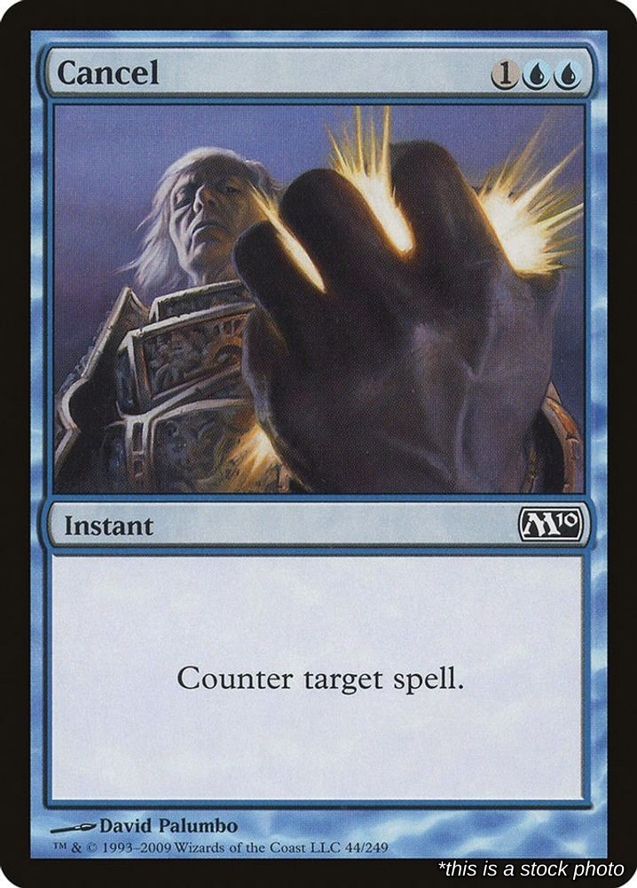 Cancel Common 44 M10 Magic 2010 (M10) Lightly Played LP Magic