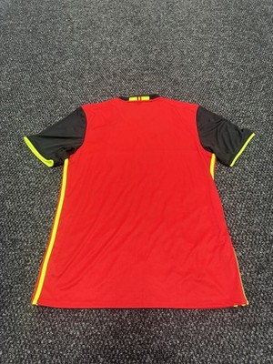 2016 Belgium Adidas Home Kit Size L Soccer Jersey Football Shirt