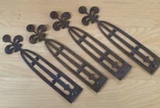 4 zabytkowe okucia meblowe z mosiądzu