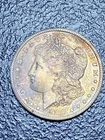 115 💎 1900 AU Morgan Silver Dollar Mixture Of Rainbow Colors Botton Of Bag