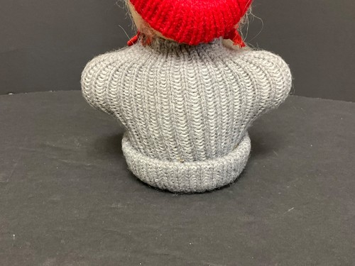VTG Swedish Tomte Figurine Nordic Folk Art Wood Santa Gnome Christmas Handmade - Picture 7 of 12