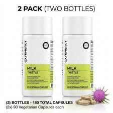 OXYENERGY Milk Thistle Liver Support 2-Pack S...