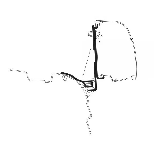 Thule 4200 Adapter FüR Vw T5/6 Multi Rail, Kurzer Radstand-image