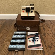 Polaroid SX-70 Land Camera Alpha Sears Special Untested w/Case  Used Flash