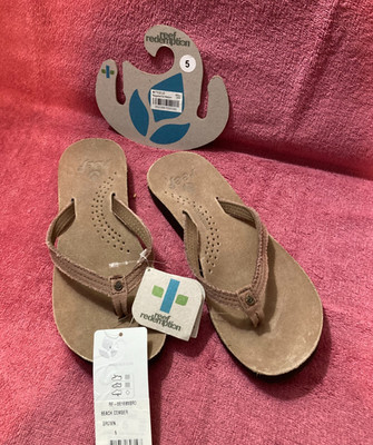 Reef Redemption Flip Flops - Beach Comber Brown - Women's Size 5 - NEW with Tags