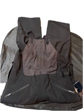 North Face Men Tsirku GORE TEX Waterproof Shell Ski Bib Pant Black 700 MD Short